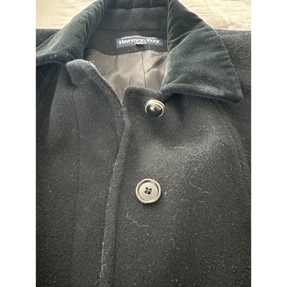 Herman Kay Vintage Wool Coat sz 12P - Picture 7 of 7